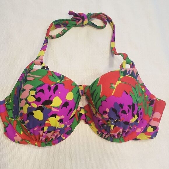 Aerie Gorgeous Tropical Bikini Top - Picture 1 of 8